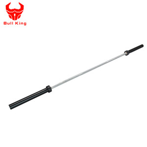 Barra de mancuerna para gimnasio en casa, de acero sólido, para ejercicio, levantamiento de pesas - Product Image 2