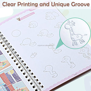 หนังสือเล่ม<span class=keywords><strong>4</strong></span>เล่ม1ภาษาอังกฤษเขียนด้วยมือ,หนังสือคัดลายมือลอกแบบใช้ซ้ำได้นำกลับมาใช้ใหม่ได้สมุดคัดลายมือฝึกซ้ำสำหรับเด็ก - Product Image 5