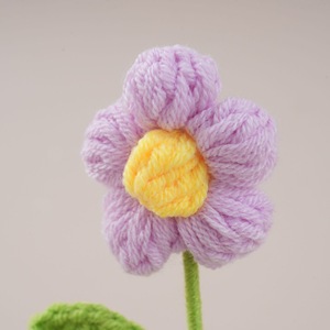 Vaso di Fiori Lavorato a Mano all'Uncinetto, Regalo Decorativo con <span class=keywords><strong>Girasole</strong></span>, Rosa, Tulipano e Margherita per la Casa - Product Image 4