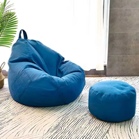 Fauteuil pouf pliable en mousse à mémoire de forme sans garnissage, confortable pour la sieste et le repos