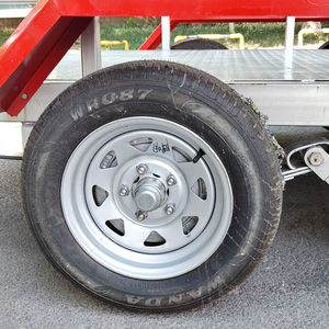 Nouvelle remorque pleine galvanisée de capacité de RLD 2000kg-Best-seller pour excavatrices compactes - Product Image 3