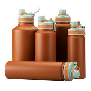 กระติกน้ำเก็บความเย็นสุญญากาศ สแตนเลส ขนาด 32 ออนซ์ ป้องกันการรั่วซึม พร้อมหูหิ้วเชือกพาราคอร์ด และฝาปิดแบบหลอดดูดน้ำ - Product Image 4