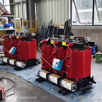 Transformateurs électriques secs triphasés 20KV en acier au silicium 200 Kva 50 Kva Cylindriques Homologués UL Transformateur de puissance sec