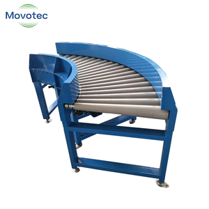 मोवोटेक <span class=keywords><strong>90</strong></span> डिग्री घुमावदार रोलर कन्वेयर को स्टील बीयरिंग और असेंबली लाइन के लिए समायोज्य गति - Product Image 3
