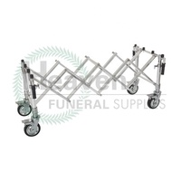 Chariot d'église d'incrustation en acier inoxydable, largeur 110 cm, prix de gros