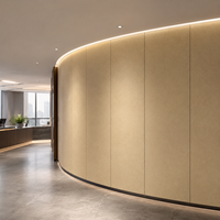 Panneau mural en cristal de carbone, texture métallique en charbon de bambou, panneau décoratif pour bureau, intérieur commercial WYRAX