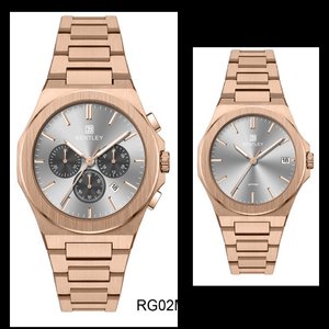 Montre à quartz minimaliste en or élégante avec protection 3ATM et boîtier en acier de qualité supérieure - Product Image 5