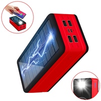 OEM ODM Banque d'alimentation solaire 50000mAh avec charge sans fil 10W et sortie USB-A - Batterie haute capacité pour les voyages en plein air et le camping