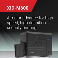 Impresora de Tarjetas de Doble Cara de Escritorio XID-M600, Impresión de Seguridad de Alta Velocidad y Alta Definición, Impresión Térmica a Color de 600*600 Dpi