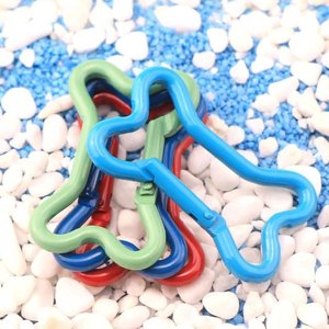 Gancho de aluminio con forma de hueso colorido para mascotas, accesorio duradero para exteriores con capacidad de carga de 5 kg para gatos y perros - Product Image 5