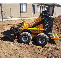 Mini-chargeuse compacte chinoise économique HY380 avec moteur Briggs & Stratton, à vendre en Australie