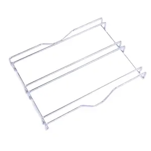 Rack de aço inoxidável para churrasco, rack de refrigeração de arame antiaderente para assadeira e cozinha, recém-projetado