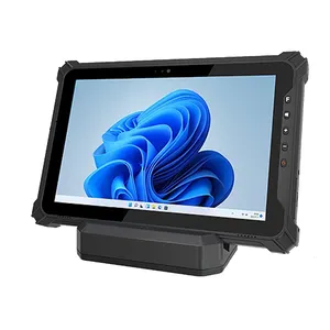 Rugged windows tablet windows tablet 10 inch 1d/2d barcode scanner industrial waterproof rug tablet pc with sim card