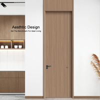 Portes intérieures en bois insonorisées pour bureaux, hôtels et appartements