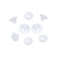 SYY 8-en-1 Capuchon de joystick antidérapant 3D de remplacement, bouton champignon, capuchon de bascule pour manette PS5