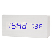Emaf oem télécommande 3d led numérique table horloge murale veilleuse entrepôt bureau salon décor horloge