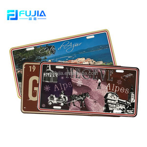 <span class=keywords><strong>Plaque</strong></span> d'<span class=keywords><strong>immatriculation</strong></span> de voiture en métal vintage américaine, 15*30cm, directement de l'usine, pour décoration intérieure - Product Image 3