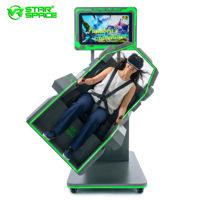 Experiencia Extrema, Silla de Realidad Virtual Realista de 720 Grados, Simulador de Vuelo VR 360, Máquina de Juegos, Simulador 9D 360