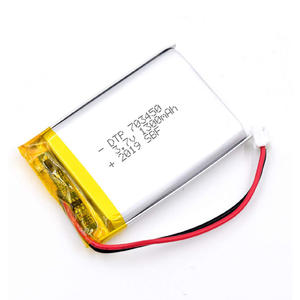 Batería de Iones de Litio 703450 de 1300mAh y 3.7V, Fabricante OEM para Juguetes, Suministro Directo de Polímero - Product Image 1