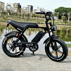 Bicicleta <span class=keywords><strong>Todoterreno</strong></span> V8 Pro de 20 Pulgadas con Llantas Gruesas, 250w, Batería de Litio de 48v, Bicicleta Eléctrica - Product Image 3