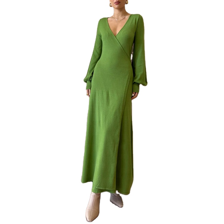 slim fit dress slacks Whisper Maxi Dress Olive / S main image 0