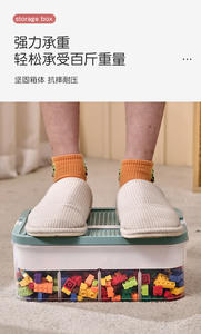 Organisateur d'artisanat en plastique de haute qualité avec plateau amovible, compartiments de rangement empilables, <span class=keywords><strong>techniques</strong></span> d'injection pour l'organisation des jouets - Product Image 6