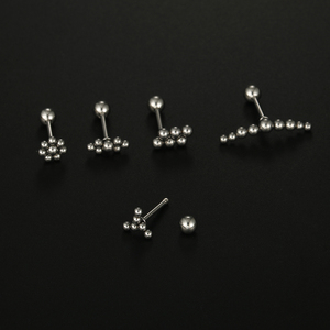 YW-<span class=keywords><strong>pendiente</strong></span> <span class=keywords><strong>de</strong></span> Piercing para el labio, Piercing para el trago, hélice, Rook, dorado, recto, <span class=keywords><strong>de</strong></span> acero inoxidable, 6mm - Product Image 5