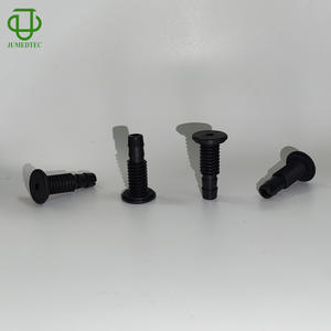 Conector Roscado de Nylon Negro JUMEDTEC 3/8-16UNS para Conexión de Manguera Flexible de Goma - Product Image 1