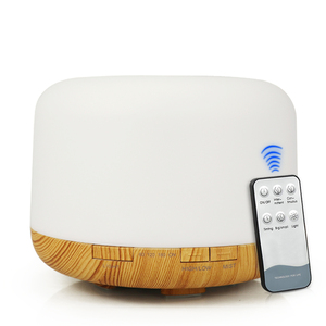 500 ML Wood Grain <b>Essential</b> <b>Oil</b> <b>Diffuser</b> Aromatherapy Ultrasonic <b>Essential</b> <b>Oil</b> <b>Diffuser</b> Remote Control 7 LED Colors <b>Diffuser</b> - Product Image 6