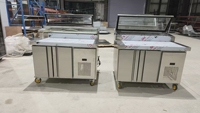 Armoire de conservation de pizza refroidie à l'air à température unique commerciale
