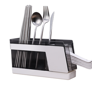 Kitchen accessories plastic fork knife holder chopstick utensils organizer cutlery storage rack