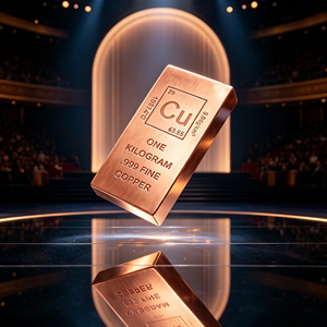 Lingot de cuivre fin 99,9 % de 1000 g, authentique lingot de cuivre brut de collection pour exposition - Product Image 1