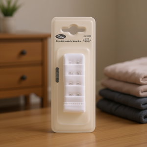 Estensore per reggiseno Ilan 2,8 cm bianco invisibile per reggiseni da donna - Product Image 2