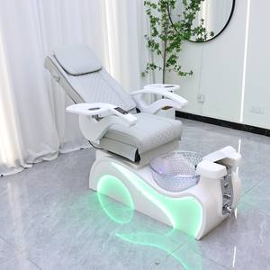 Nouveauté Équipement de salon de manucure Spa pour les pieds Chaise de manucure Luxe Moderne Chaise de pédicure électrique inclinable avec massage en plastique - Product Image 1