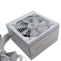 PSU PC Putih 800W 80Plus Bronze untuk Gaming ATX Desktop 500W-800W Catu Daya CPU 8 Pin