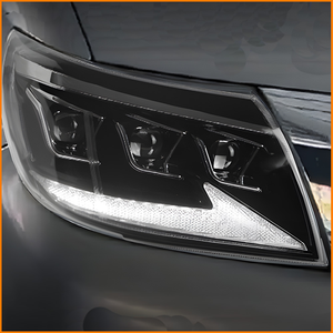 ชุดไฟหน้าอัพเกรดสำหรับ Toyota Hilux Vigo ปี 2012 2013 2014 พร้อมเลนส์โปรเจคเตอร์ <span class=keywords><strong>3</strong></span> ดวง และไฟเลี้ยวแบบไหล Sequential คู่ - Product Image 5
