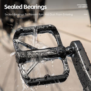 WEST BIKING 3 rodamiento <span class=keywords><strong>de</strong></span> aleación <span class=keywords><strong>de</strong></span> aluminio Pedal <span class=keywords><strong>de</strong></span> ciclismo ensanchar antideslizante <span class=keywords><strong>eje</strong></span> <span class=keywords><strong>de</strong></span> acero Pedal <span class=keywords><strong>de</strong></span> <span class=keywords><strong>bicicleta</strong></span> para MTB <span class=keywords><strong>bicicleta</strong></span> <span class=keywords><strong>de</strong></span> carretera - Product Image 5