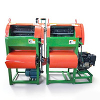 Récolteuse d'arachides agricole pour usage domestique, haute efficacité, pour arachides humides et sèches, machine à décortiquer