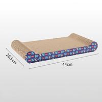 Grattoir pour chat d'intérieur en carton ondulé recyclé, double face, écologique, remplaçable et rechargeable, pour fabricants en gros