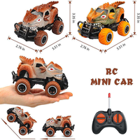 Jouets en gros les plus vendus : Voiture télécommandée mini dinosaure, voiture dinosaure de dessin animé, cadeau pour enfants, jouets de voiture RC