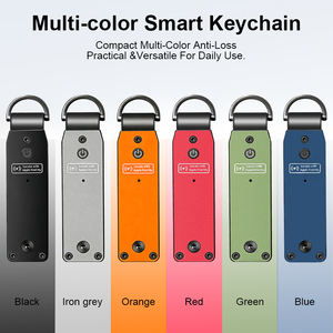 سلسلة مفاتيح أعمال أنيقة جديدة لعام 2025 مع جهاز تتبع لأجهزة Apple Findmy، ميدالية مفاتيح سيارة معدنية مدمجة للبيع بالجملة متوافقة مع نظام iOS - Product Image 3