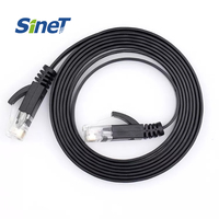 Kabel Patch Cord FTP STP CAT6 Terlindung 10Gbps Ethernet RJ45 Tembaga Berbagai Warna OEM Panjang Kustom LSZH PVC Bersertifikasi CE