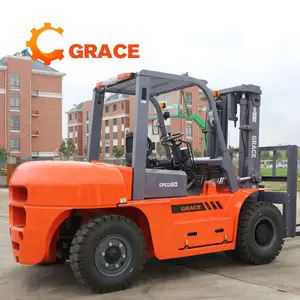 Diesel Forklift Japan Engine 7 Ton 8ton 9ton 10ton FD50 FD80 CPCD80 Diesel Heavy Duty Forklift