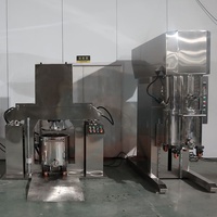 Machine de mélange de résine époxy 60L sous vide planétaire avec tête d'agitation à pales en forme de feuille