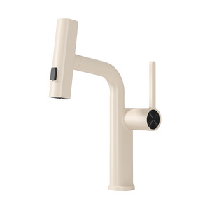 Jboyun Single Lever Pull Out Basin Faucet Ceramic Valve Core Deck <b>Mounted</b> Sink Mixer With <b>Spray</b> Function - Product Image 5