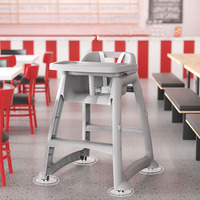 Chaise d'alimentation pour bébé moderne et réglable de qualité supérieure pour restaurants, hôtels, cuisines avec un design robuste, facile à nettoyer, fonctionnalités portables