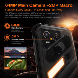 Smartphone robuste 5G YAC V5 Pro avec imagerie thermique, Android 16, IP68, IP69K, NFC, double SIM, étanche, avec lampe de camping - Product Image 4