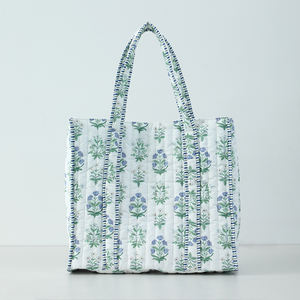 Retro Hoa Mô Hình Thiết Kế Vai Du Lịch Mua Sắm Túi Tùy Chỉnh In Logo Womens Bông Vải Tote Túi - Product Image 5