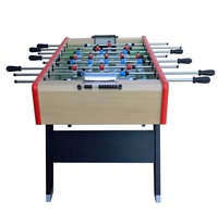 Table de football MDF personnalisée de haute qualité Fabrication populaire Jeu de sport d'intérieur en bois Toboggans populaires