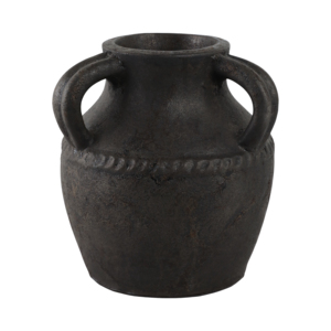 Vaso in terracotta con tre manici per l'arredamento del soggiorno, complemento d'arredo casual per l'ingresso, la camera da letto, l'ufficio o la mensola. - Product Image 4